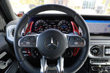 Red Steering Wheel Metal Paddle Shifter Extensions for 2015-up Mercedes A45 C63 E53 E63