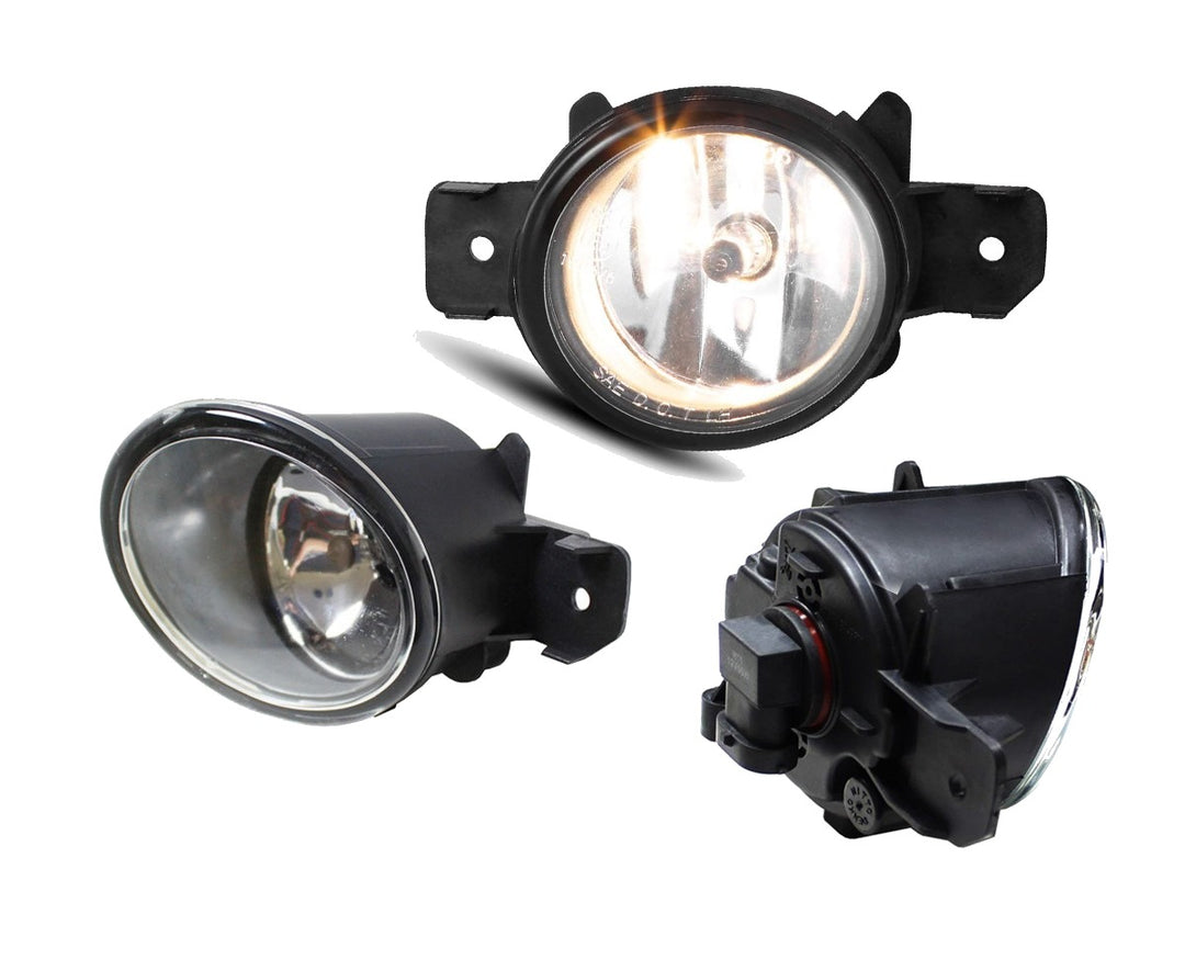 Clear Fog Lights with H11 Halogen Bulbs for 2007-2010 BMW X3, X5, 2008-2014 X6 and 2011-2014 X1