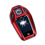Glossy Red Key Fob Shell for 2016-2020 BMW 7 Series G11 G12 and i8 Touchscreen Key