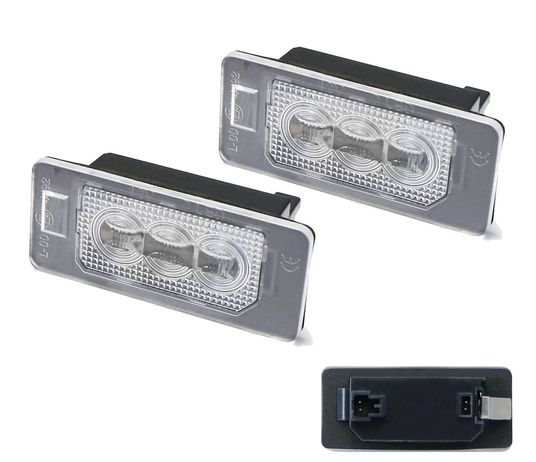 Full LED License Plate Lights for 2017-2018 Audi A3, A4, A6, A7, Q3, Q5 and Q7
