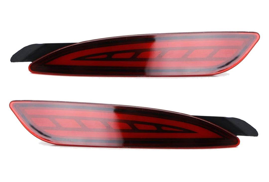 LED Rear Bumper Reflector Lights for 2018-2020 Mazda 6