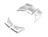 Silver iDrive Control Button Trims for 2012-2014 BMW 3 Series, 5 Series, 7 Series, X5 and X6
