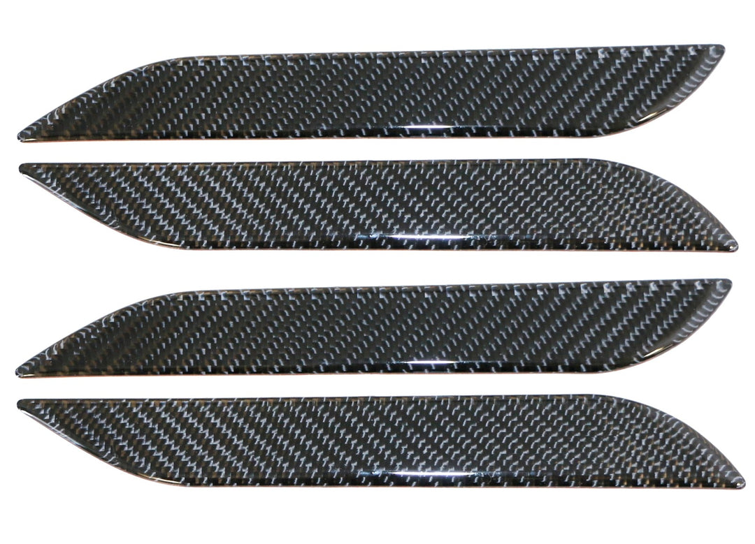 Carbon Fiber Door Handle Cover Trims for 2012-2020 Tesla Model S