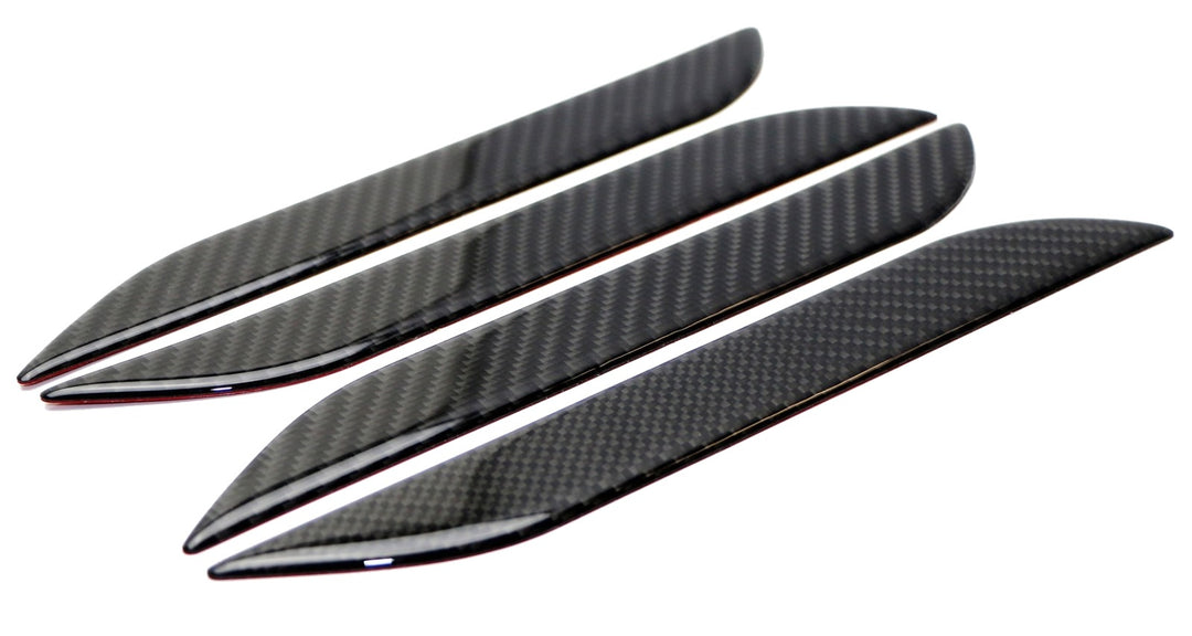 Carbon Fiber Door Handle Cover Trims for 2012-2020 Tesla Model S