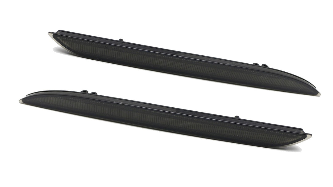 Smoked Rear Bumper Reflector Lenses for 2015-2017 Ford Mustang