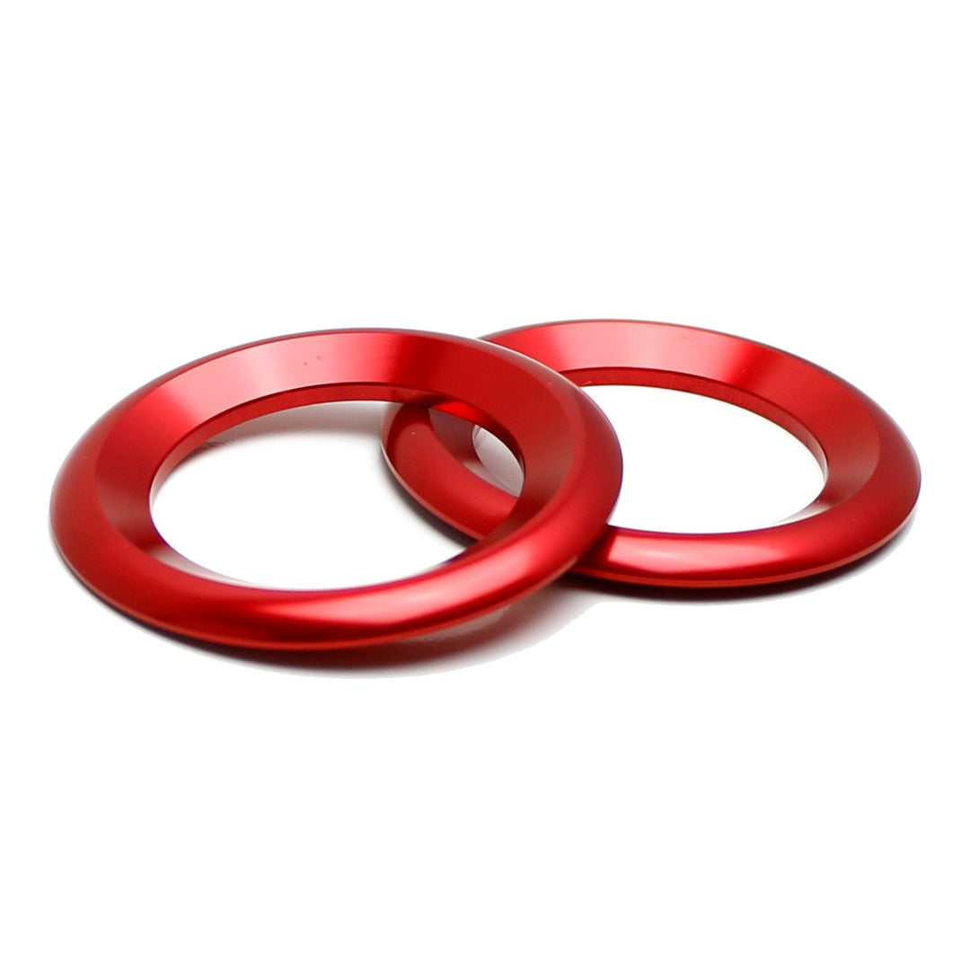 Red Aluminum Door Speaker Rings for 2016-2021 Honda Civic