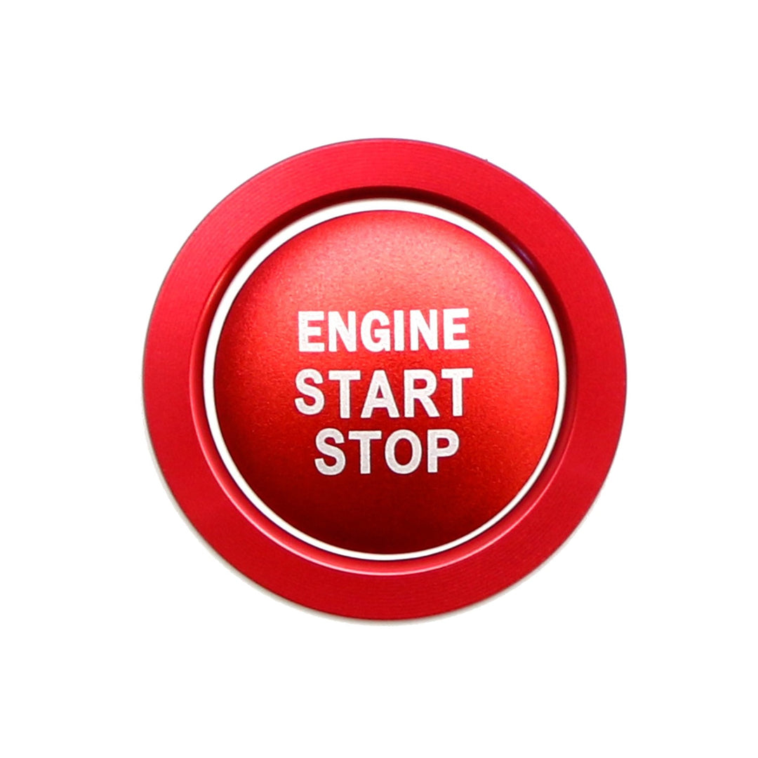Red Engine Start Button Cover and Ring for Toyota Camry, Corolla, Prius, RAV4, Avalon and 4Runner