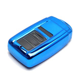 Blue TPU Key Fob Case with Face Cover for 2014-2020 Acura ILX MDX RDX RLX TLX