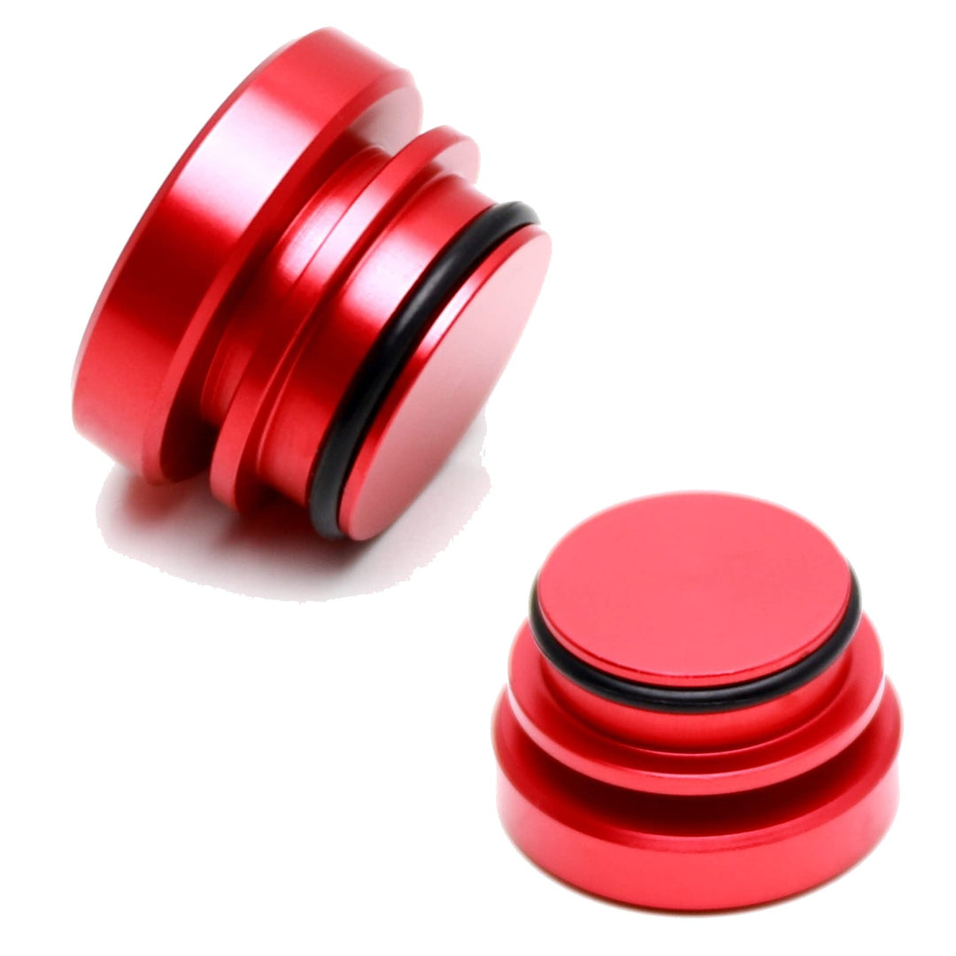 Red Aluminum Eject Button Cigarette Lighter Cover