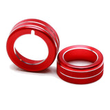 Red Aluminum Knob Cover Set for 2016-2023 Toyota 4Runner