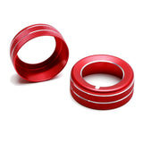 Red Aluminum Knob Cover Set for 2016-2023 Toyota 4Runner