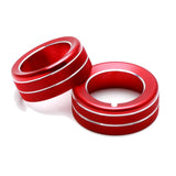 Red Aluminum Knob Cover Set for 2016-2023 Toyota 4Runner