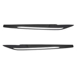 Real Carbon Fiber Headlight Eyebrow Trims for 2014-2018 BMW X5 F15 and 2015-2016 X6 F16