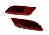 Dark Red Rear Bumper Reflector Lenses for 2017-2022 Jeep Compass 55112678AA