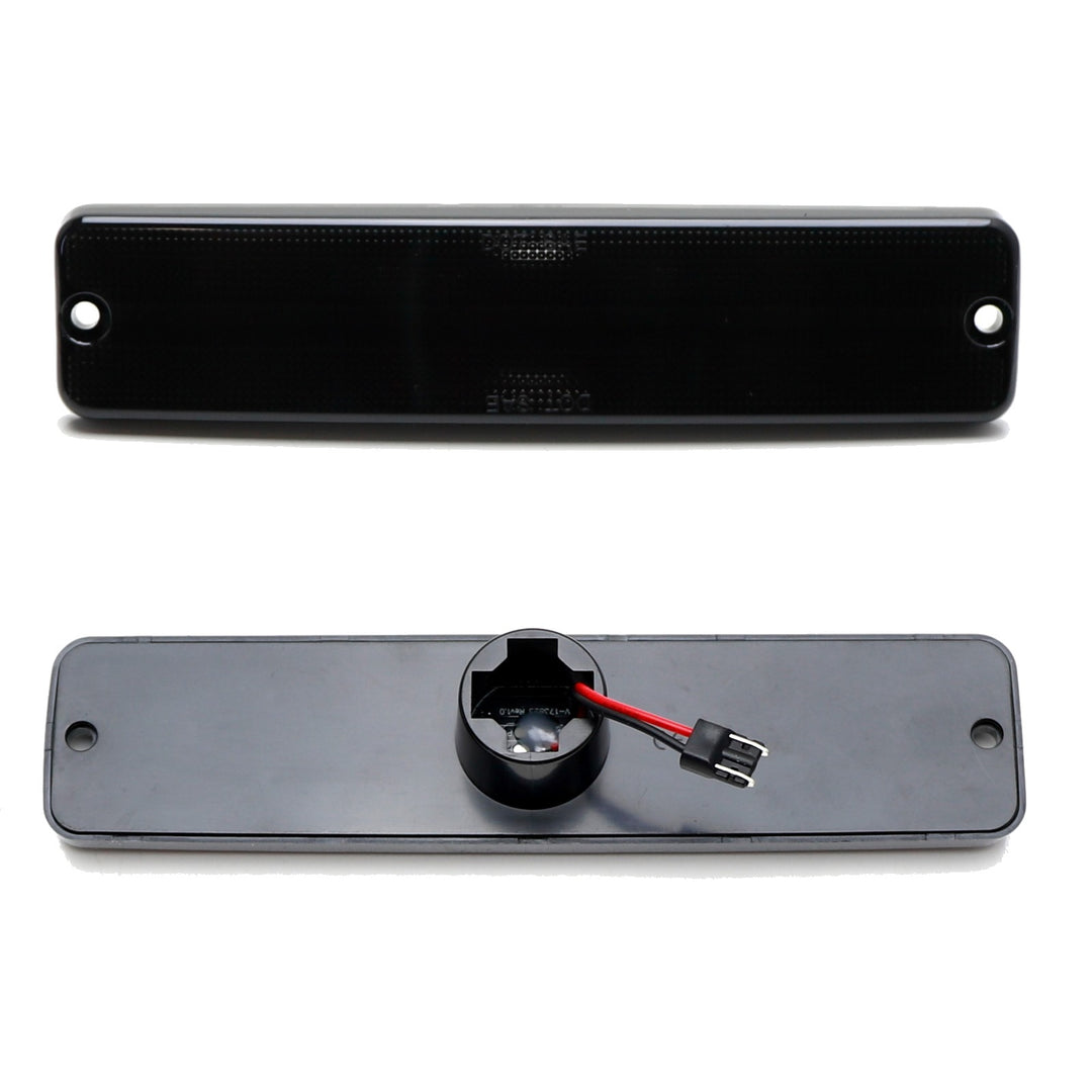 Smoked Amber LED Fender Flare Side Markers for 1987-1995 Jeep Wrangler YJ 56001424