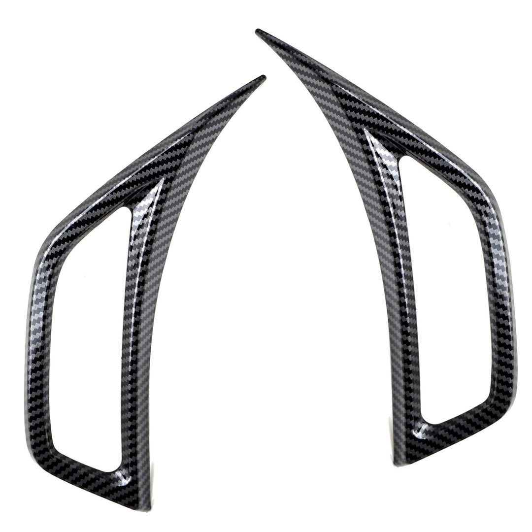 Carbon Fiber Pattern Fender Vent Trims for 2018-2026 Jeep Wrangler JL and 2020-2026 Gladiator
