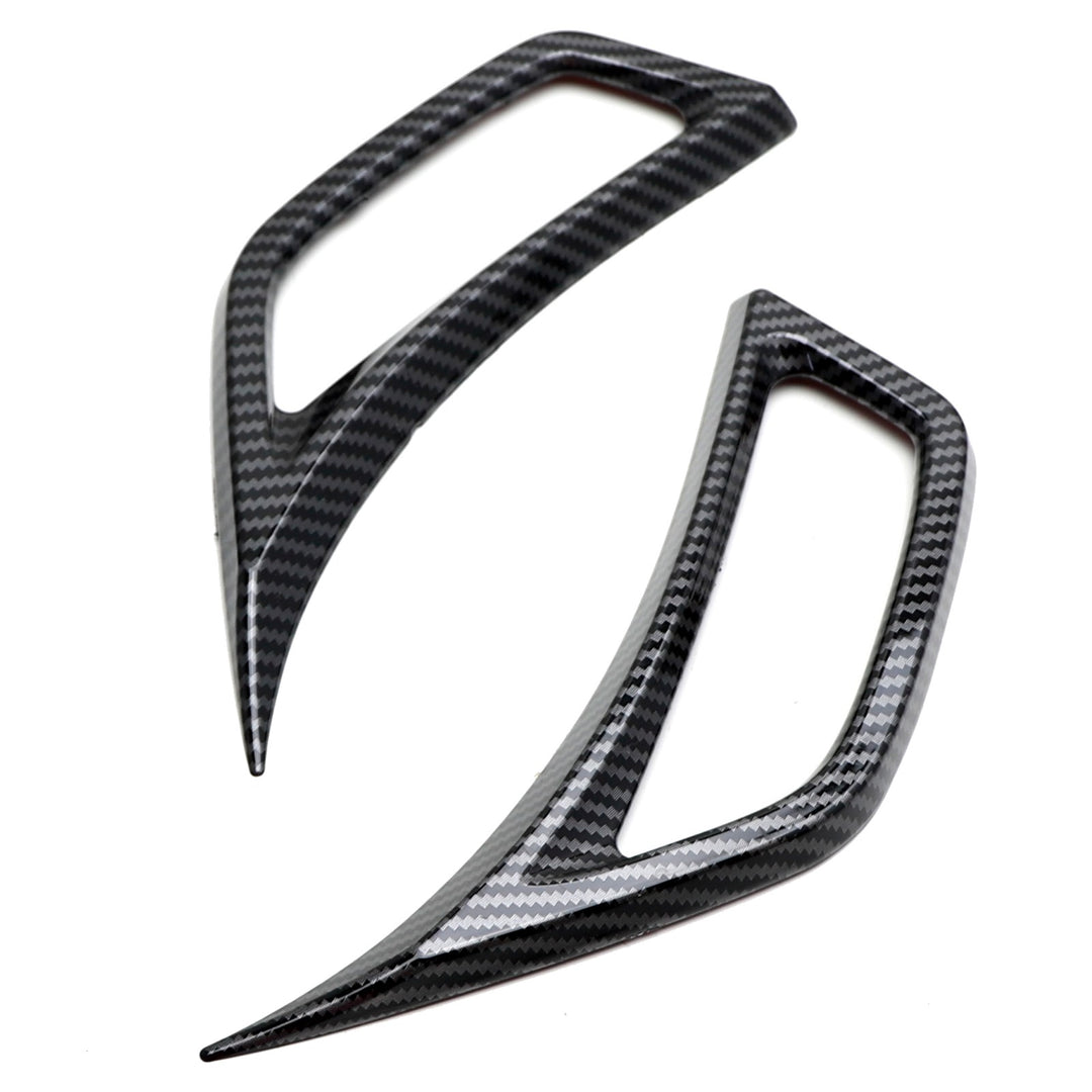 Carbon Fiber Pattern Fender Vent Trims for 2018-2026 Jeep Wrangler JL and 2020-2026 Gladiator