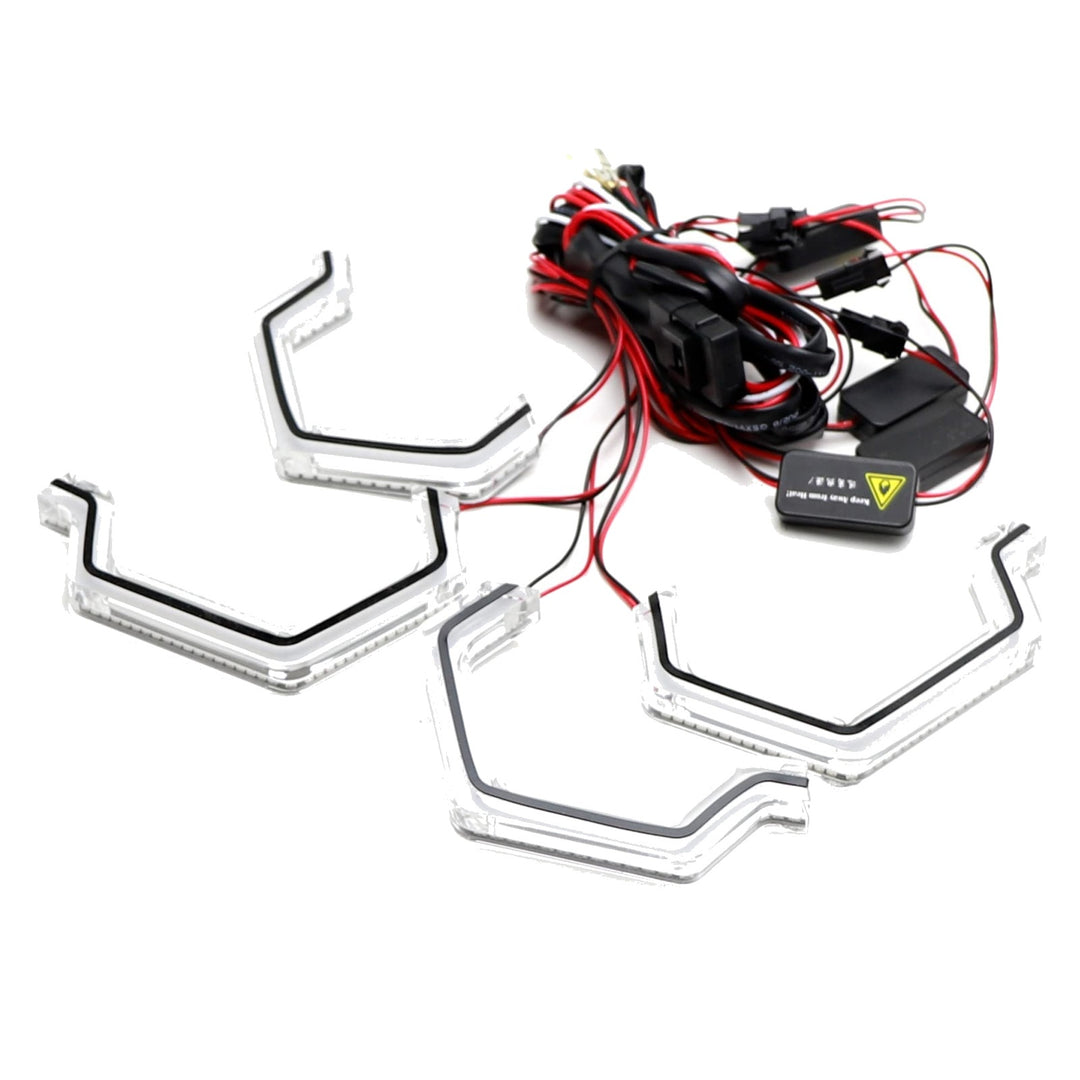 Hexagon LED Halo Ring Kit for BMW M3 M4 X3 X4 X5