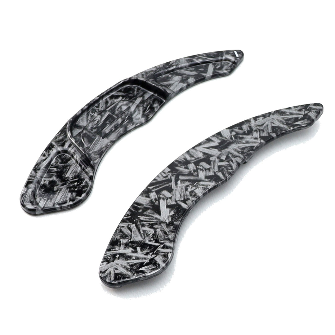 Forged Carbon Pattern Paddle Shifter Extensions for 2015-2021 Volkswagen GTI Golf Jetta MK7