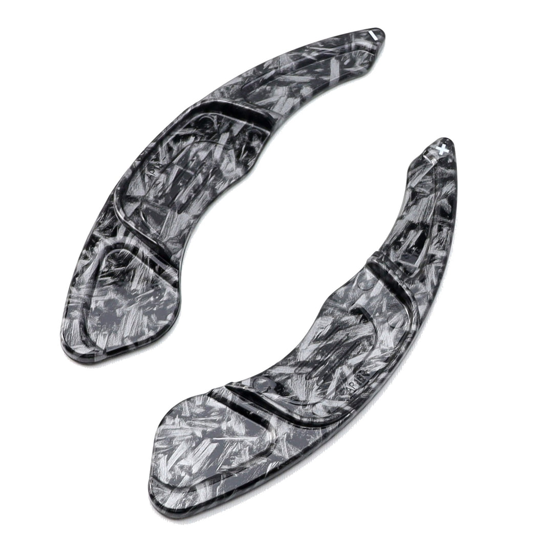 Forged Carbon Pattern Paddle Shifter Extensions for 2015-2021 Volkswagen GTI Golf Jetta MK7