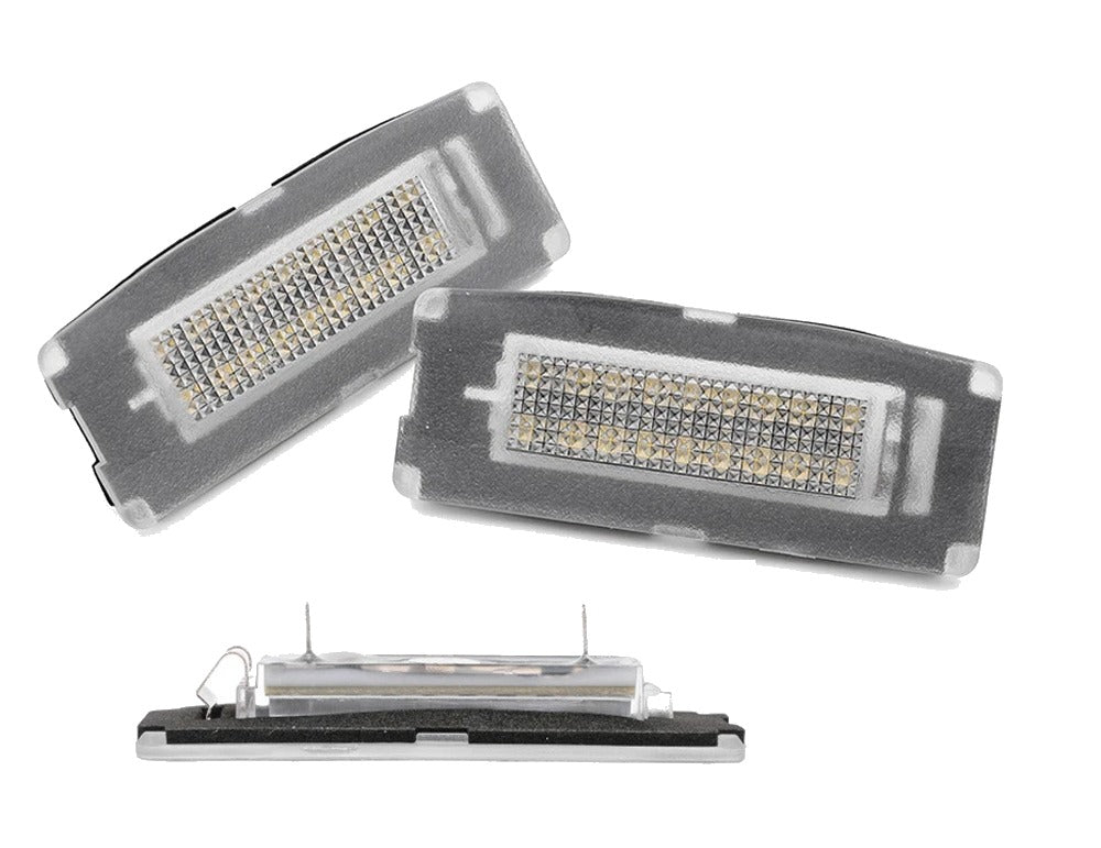 White LED License Plate Lights for 2014-2020 Maserati Ghibli 673001401