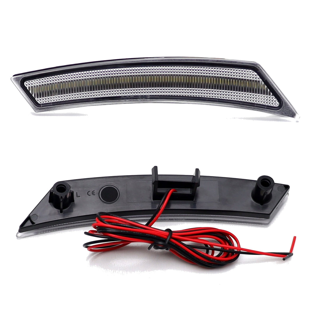 Clear Amber LED Front Side Markers for 2022-2024 Nissan Frontier 26140-9BU0B