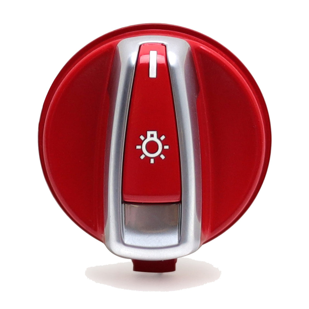 Red Headlight Switch Knob Cap for 2005-2015 BMW 1 Series 3 Series E90 E92 X1 61319169398