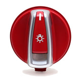 Red Headlight Switch Knob Cap for 2005-2015 BMW 1 Series 3 Series E90 E92 X1 61319169398