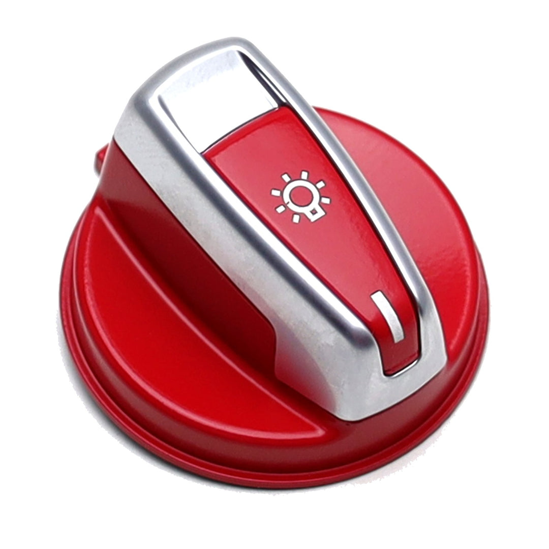 Red Headlight Switch Knob Cap for 2005-2015 BMW 1 Series 3 Series E90 E92 X1 61319169398