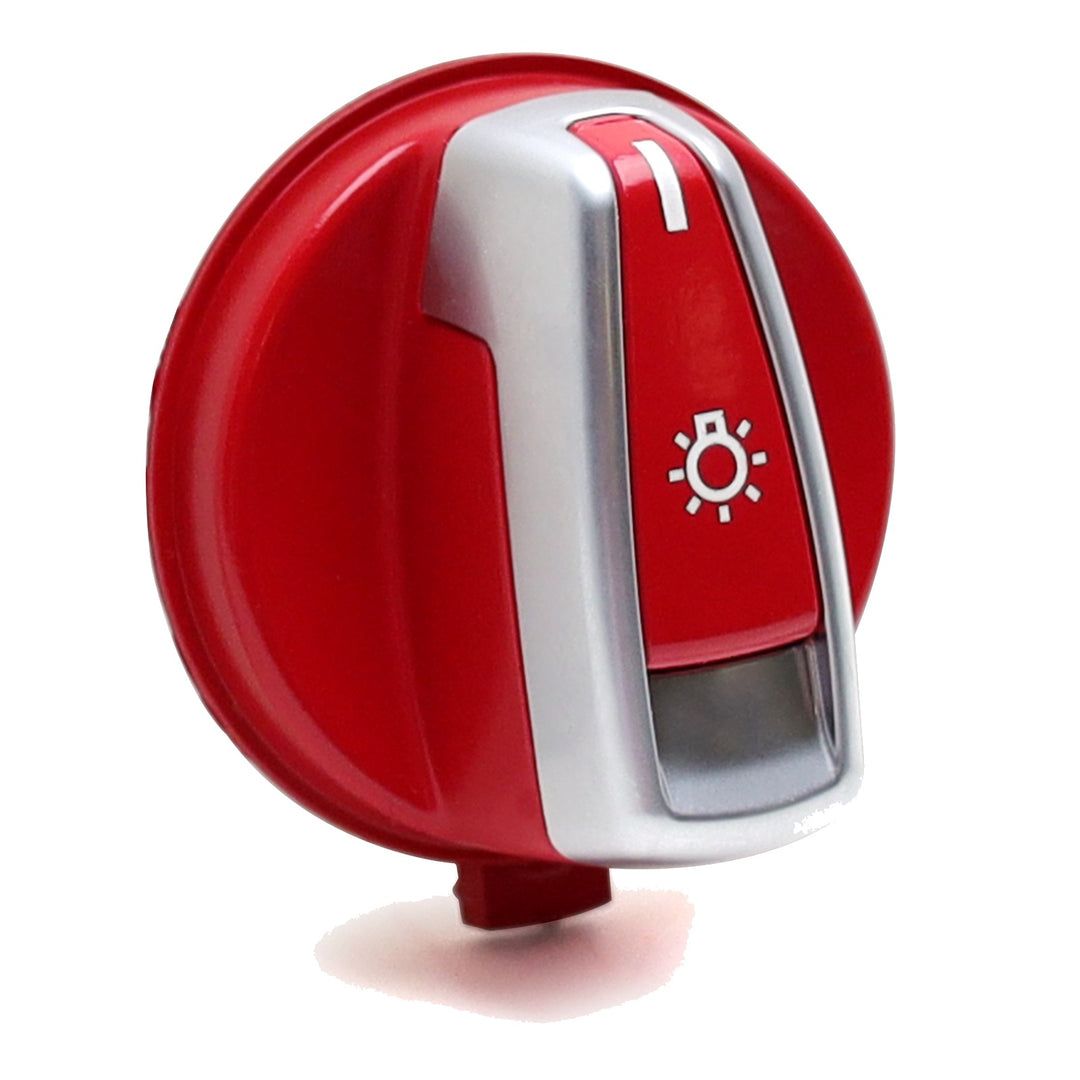 Red Headlight Switch Knob Cap for 2005-2015 BMW 1 Series 3 Series E90 E92 X1 61319169398