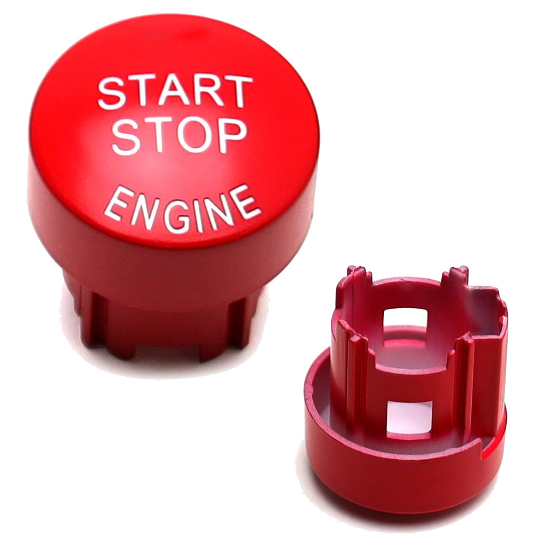Red Engine Start Button Cap for 2014-2023 Nissan Rogue and X-Trail 25150-5HA0A