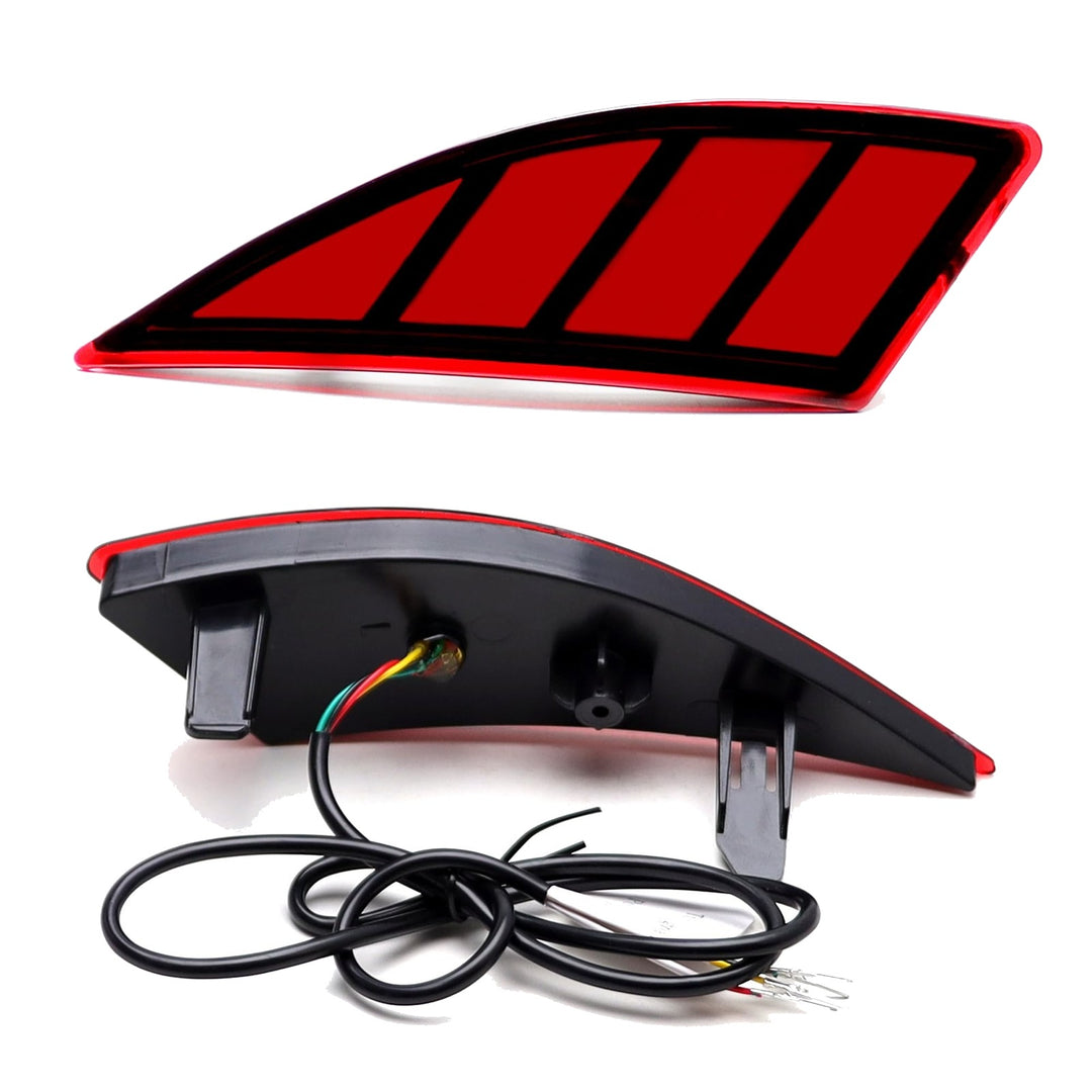 LED Rear Bumper Reflector Lights for 2020-2022 Lexus RX350 RX450h 81910-48060