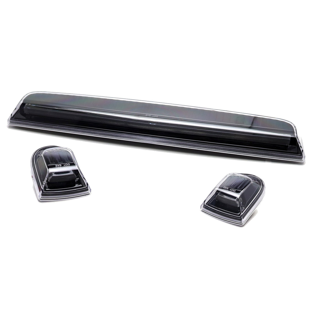 Black-Out Amber LED Cab Roof Light Kit for 2020-2025 Chevrolet Silverado GMC Sierra 2500 HD 3500 HD 84694118