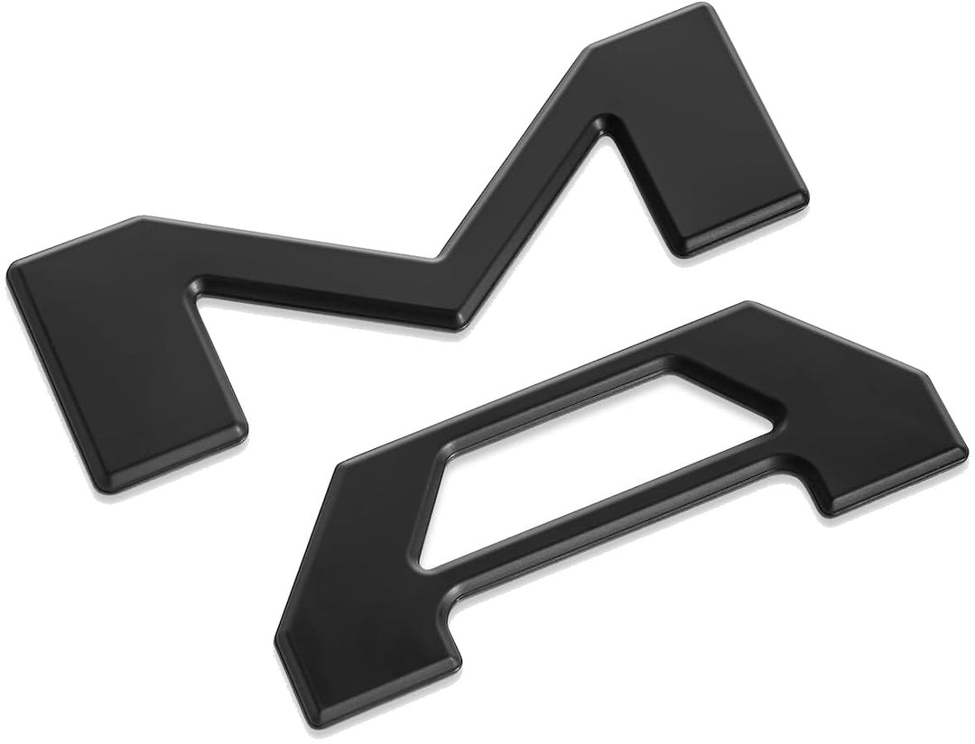 Matte Black 3D Raised Tailgate Letter Inserts for 2016-2023 Toyota Tacoma