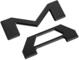 Matte Black 3D Raised Tailgate Letter Inserts for 2016-2023 Toyota Tacoma