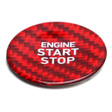 Carbon Fiber Engine Start Button Cover for 2019-2025 Genesis G70 G80 G90 GV70 GV80