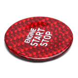 Carbon Fiber Engine Start Button Cover for 2019-2025 Genesis G70 G80 G90 GV70 GV80