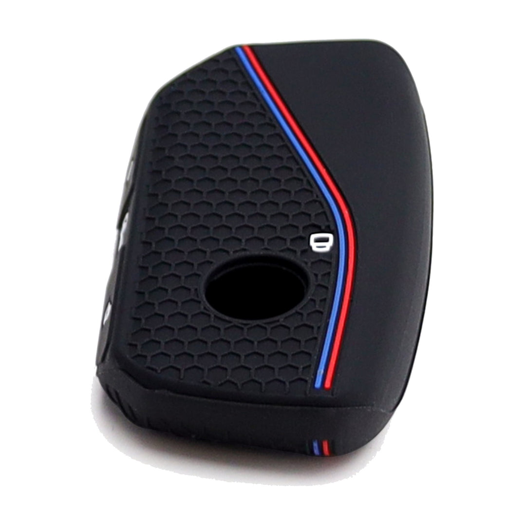 M-Sport Style Silicone Key Fob Cover for 2023-2025 BMW X5 X6 X7 iX 5 Series 7 Series