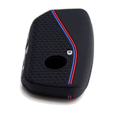 M-Sport Style Silicone Key Fob Cover for 2023-2025 BMW X5 X6 X7 iX 5 Series 7 Series