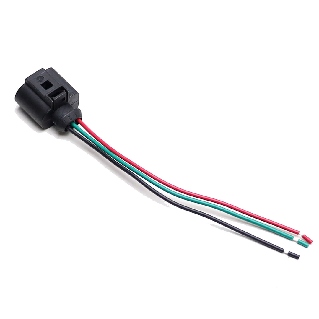 3-Pin Female Connector Pigtail for Audi Volkswagen Sensors and Lights 1J0973803