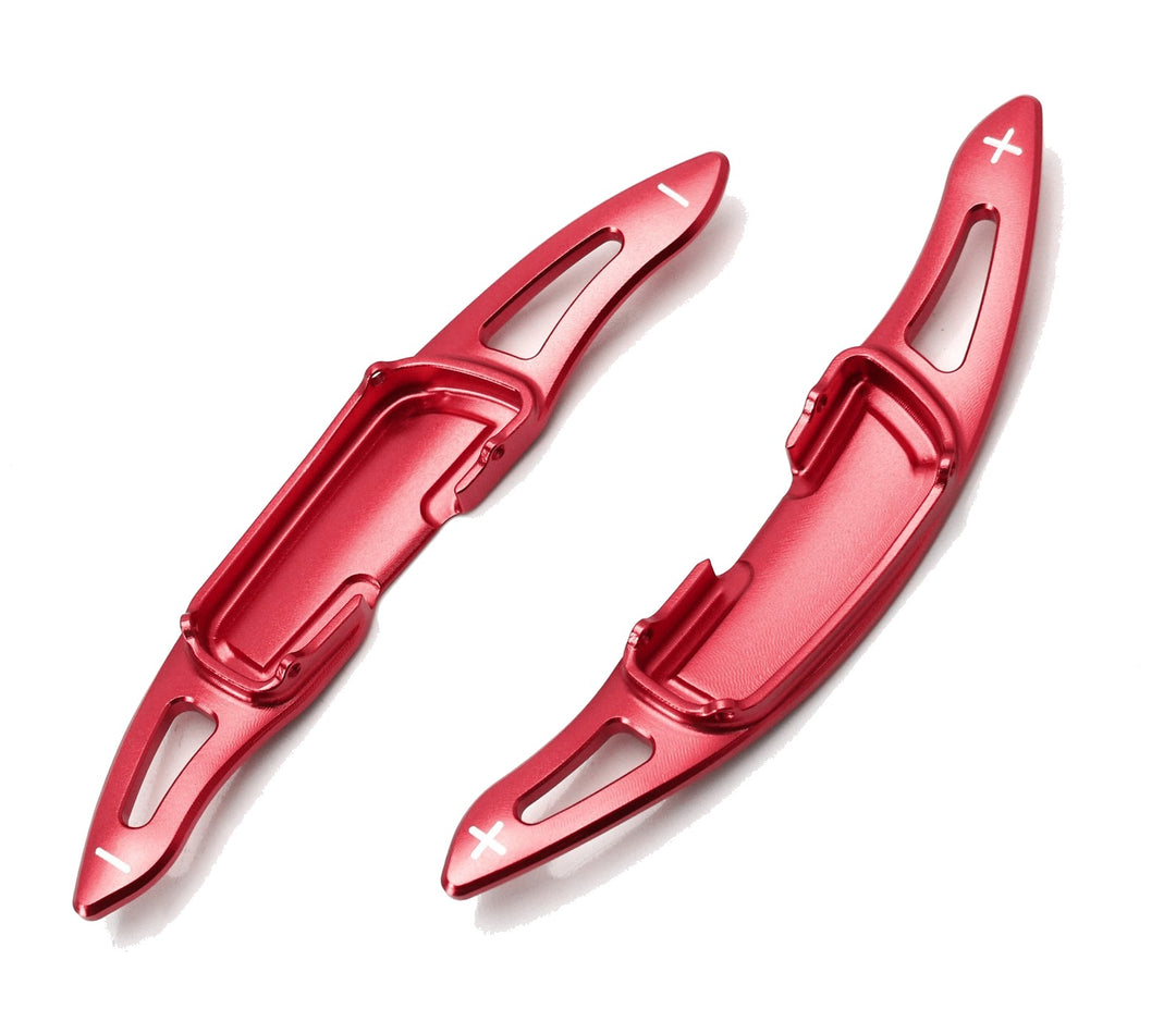 Red Aluminum Paddle Shifter Extensions for 2017-2020 Fiat 124 Spider