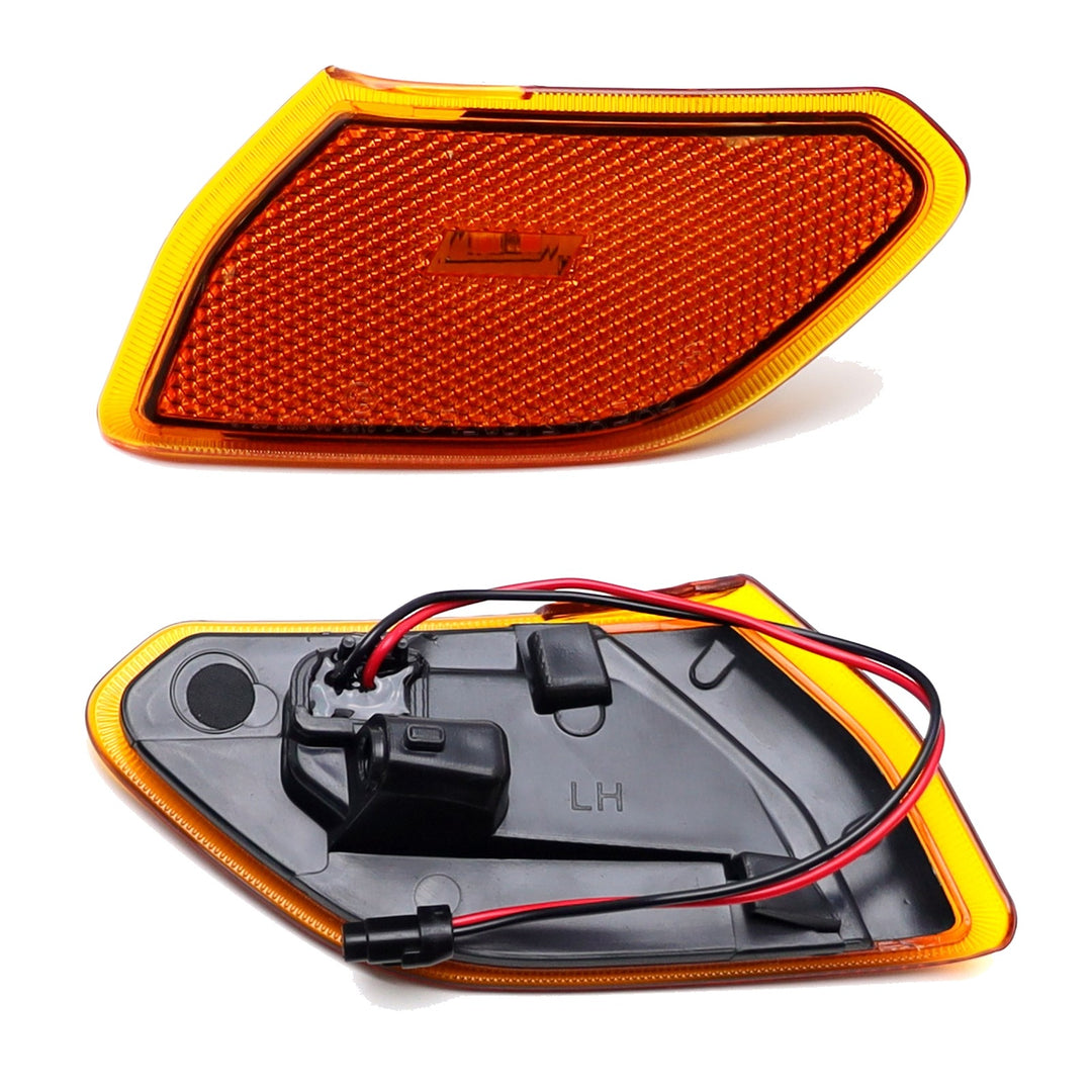Amber LED Side Marker Lights for 2018-2026 Jeep Wrangler JL 68302120AB
