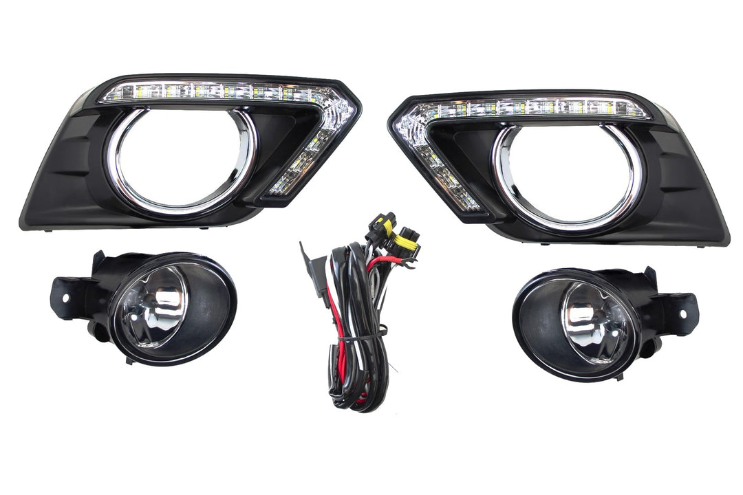 Switchback LED Daytime Running Lights and Turn Signals for 2014-2016 Nissan Rogue