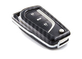 Carbon Fiber Pattern Flip Key Shell for 2018-2024 Toyota Camry
