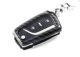 Carbon Fiber Pattern Flip Key Shell for 2018-2024 Toyota Camry