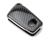 Carbon Fiber Pattern Flip Key Shell for 2018-2024 Toyota Camry