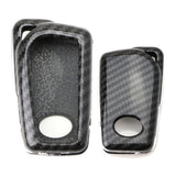 Carbon Fiber Pattern Flip Key Shell for 2018-2024 Toyota Camry