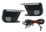 Switchback Sequential LED DRL Fog Light Bezels for 2018-2021 Subaru WRX and WRX STI 57731VA400