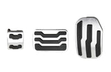 Silver Aluminum Pedal Covers for 2017-2020 Ford F-150