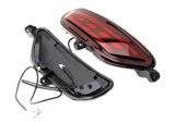 Red LED Bumper Reflector Lights with Sequential Turn Signal for 2017-2023 Mazda CX-5